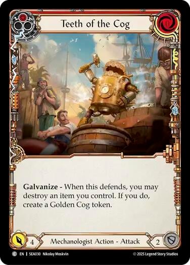 Teeth of the Cog (Red), High Seas SEA030
