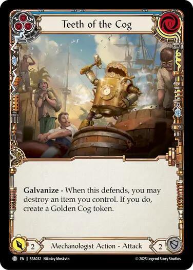 Teeth of the Cog (Blue), High Seas SEA032