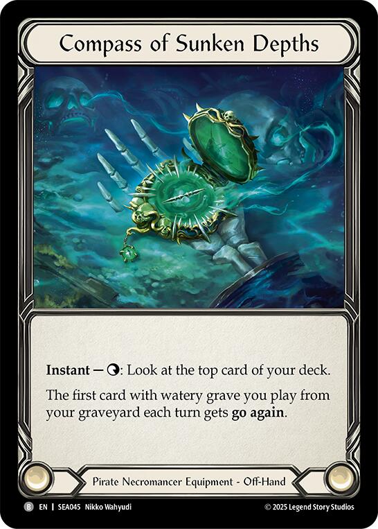 Compass of Sunken Depths // Treasure Island, High Seas SEA045//SEA247