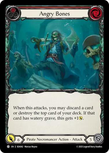 Angry Bones (Red), High Seas SEA062