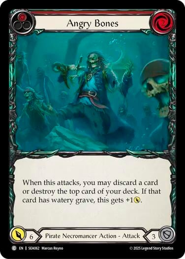 Angry Bones (Red), High Seas SEA062