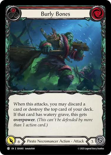 Burly Bones (Red), High Seas SEA065