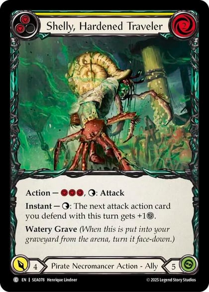 Shelly, Hardened Traveler, High Seas SEA078