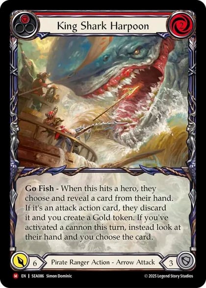 King Shark Harpoon (Extended Art), High Seas SEA086