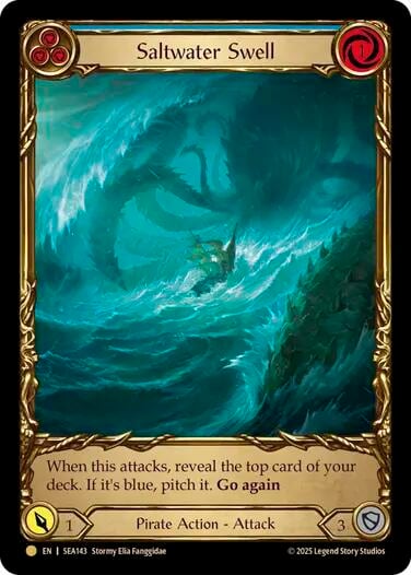 Saltwater Swell (Blue) (Treasure), High Seas SEA142