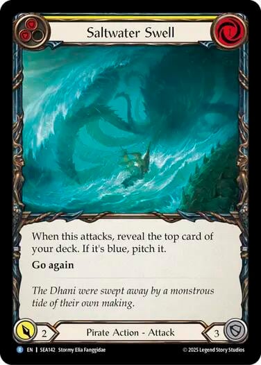 Saltwater Swell (Yellow), High Seas SEA143