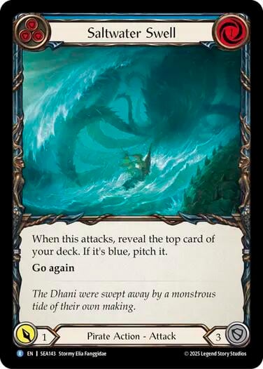Saltwater Swell (Blue), High Seas SEA143