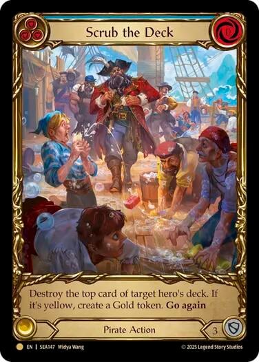Scrub the Deck (Treasure), High Seas SEA147