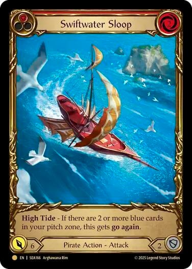 Swiftwater Sloop (Red) (Treasure), High Seas SEA166