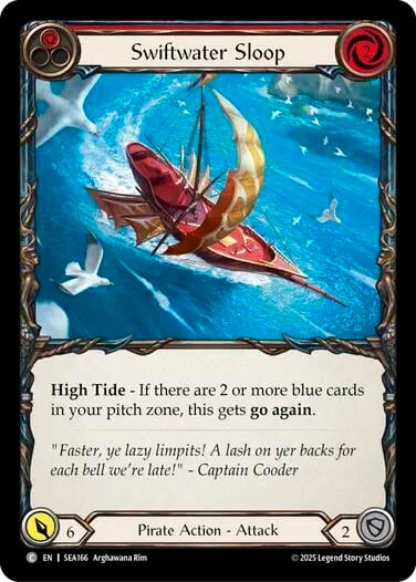 Swiftwater Sloop (Red), High Seas SEA166