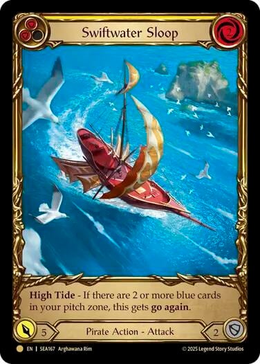 Swiftwater Sloop (Yellow) (Treasure), High Seas SEA167