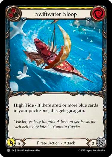 Swiftwater Sloop (Yellow), High Seas SEA167
