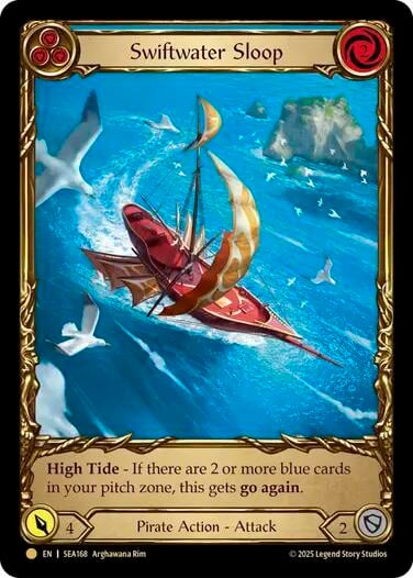Swiftwater Sloop (Blue) (Treasure), High Seas SEA168