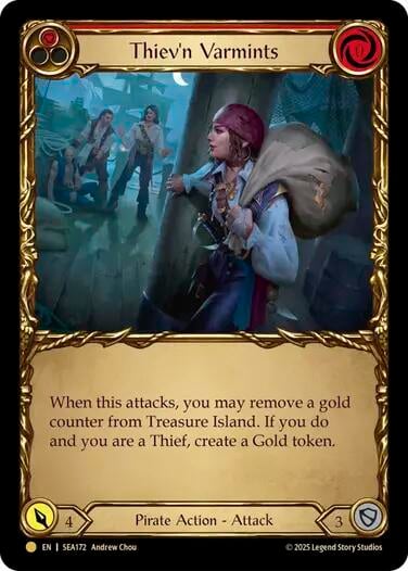 Thiev'n Varmints (Treasure), High Seas SEA172