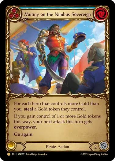 Mutiny on the Nimbus Sovereign (Treasure), High Seas SEA177