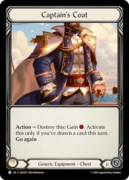 Captain's Coat, High Seas SEA181