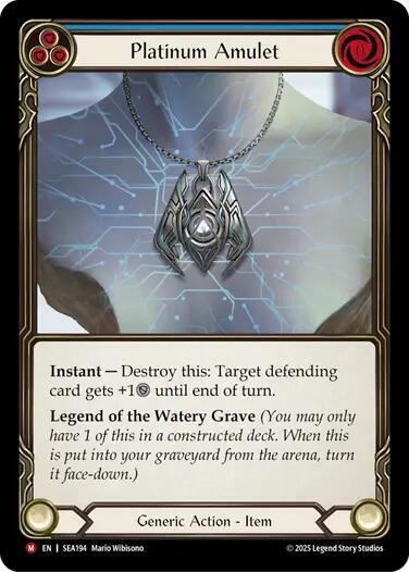 Platinum Amulet, High Seas SEA194