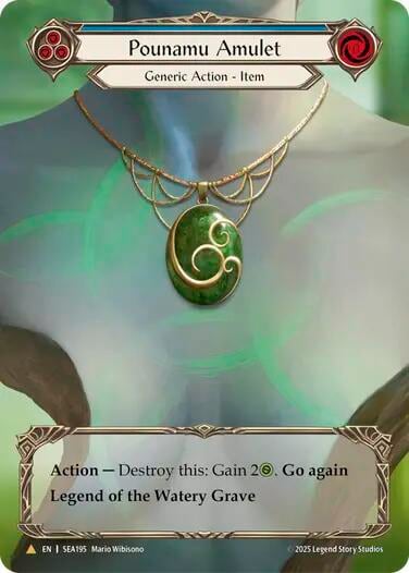 Pounamu Amulet (Treasure), High Seas SEA195