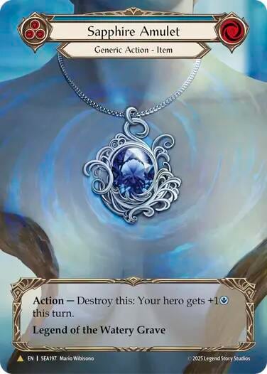 Sapphire Amulet (Treasure), High Seas SEA197