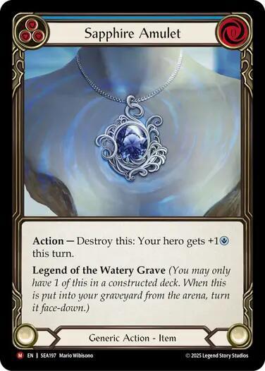 Sapphire Amulet, High Seas SEA197