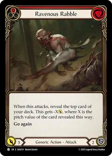 Ravenous Rabble (Red), High Seas SEA219