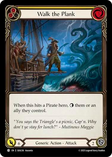 Walk the Plank (Yellow), High Seas SEA236