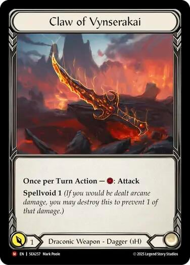 Claw of Vynserakai, High Seas SEA257