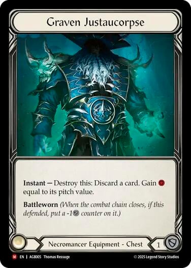 Graven Justaucorpse, Armory Deck: Gravy Bones AGB005