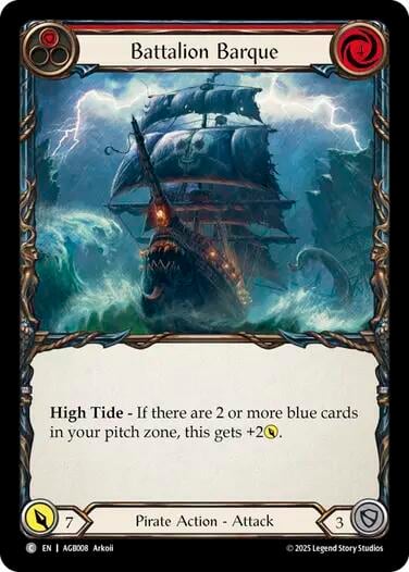 Battalion Barque (Red), Armory Deck: Gravy Bones AGB008