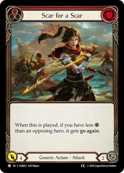 Scar for a Scar (Red) (CC Tag), Armory Deck: Gravy Bones AGB012
