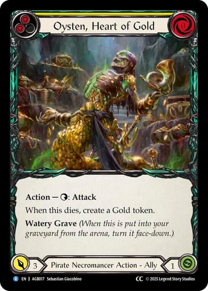 Oysten, Heart of Gold (CC Tag), Armory Deck: Gravy Bones AGB017