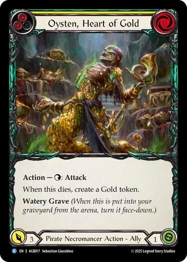 Oysten, Heart of Gold, Armory Deck: Gravy Bones AGB017
