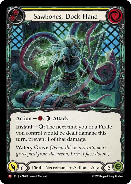 Sawbones, Dock Hand, Armory Deck: Gravy Bones AGB019