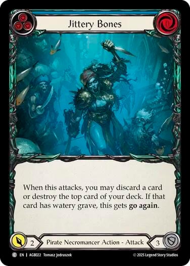 Jittery Bones (Blue), Armory Deck: Gravy Bones AGB022