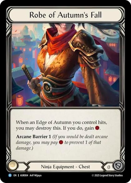 Robe of Autumn's Fall, Armory Deck: Ira ASR004