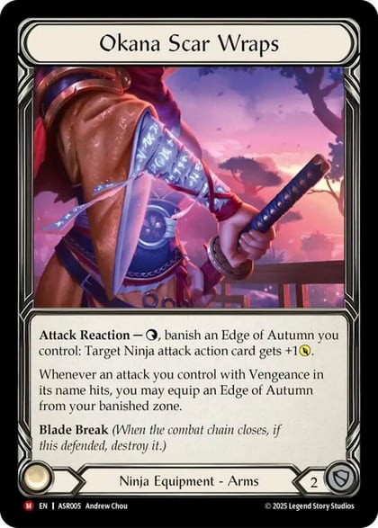 Okana Scar Wraps, Armory Deck: Ira ASR005