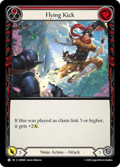 Flying Kick (Red), Armory Deck: Ira ASR009