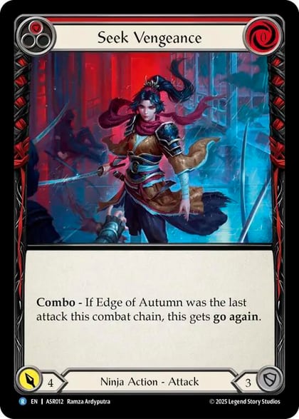Seek Vengeance (Red), Armory Deck: Ira ASR012