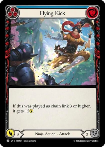 Flying Kick (Blue), Armory Deck: Ira ASR021