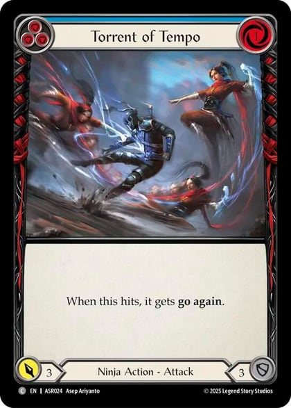 Torrent of Tempo (Blue), Armory Deck: Ira ASR024
