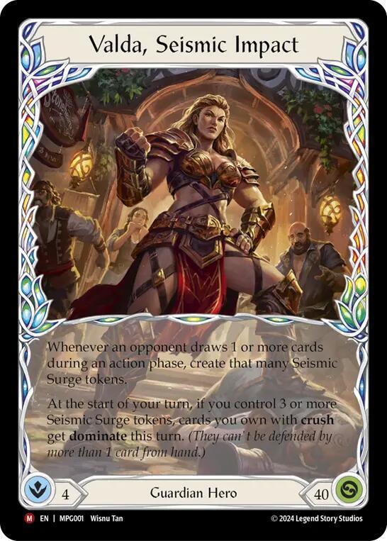 Valda, Seismic Impact, Mastery Pack Guardian MPG001