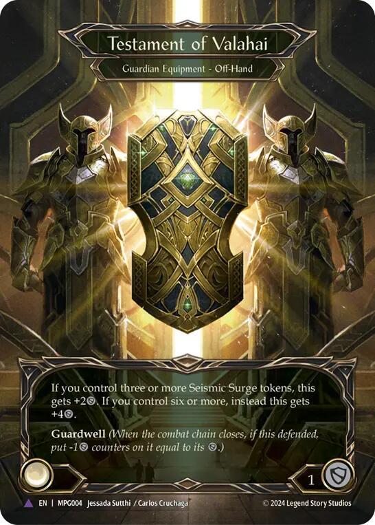 Testament of Valahai (Marvel), Mastery Pack Guardian MPG004