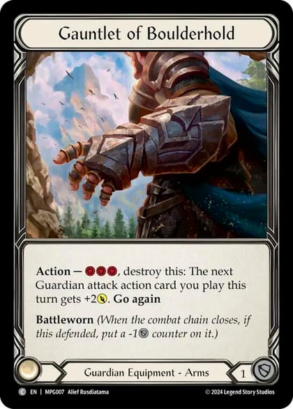 Gauntlet of Boulderhold, Mastery Pack Guardian MPG007