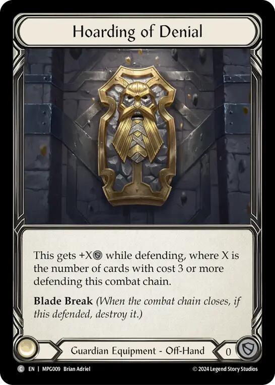 Hoarding of Denial, Mastery Pack Guardian MPG009