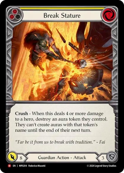 Break Stature, Mastery Pack Guardian MPG014