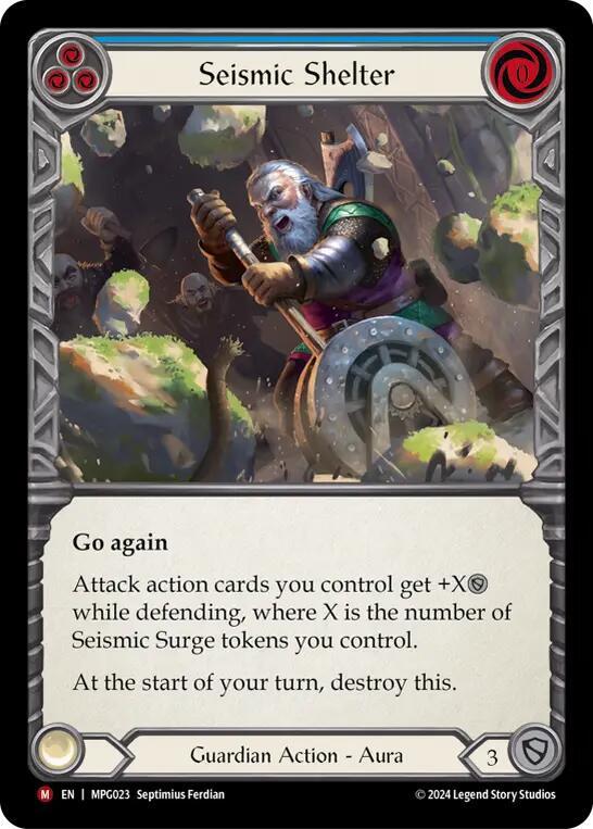 Seismic Shelter, Mastery Pack Guardian MPG023