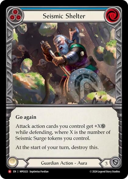 Seismic Shelter, Mastery Pack Guardian MPG023