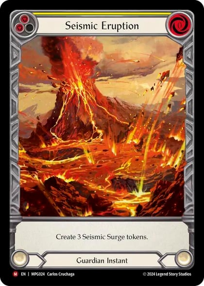 Seismic Eruption (Extended Art), Mastery Pack Guardian MPG024