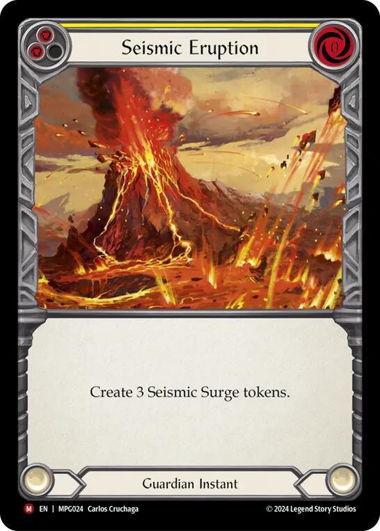 Seismic Eruption, Mastery Pack Guardian MPG024