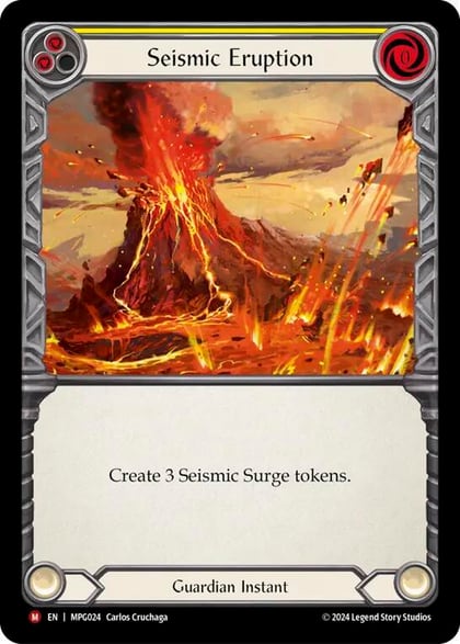 Seismic Eruption, Mastery Pack Guardian MPG024